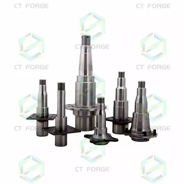 Carbon Steel ASTM 1045 Automobile Axle Spindles, Forged Type
