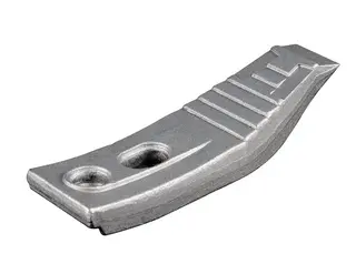 Forged plowshare colter for agricutural machinery