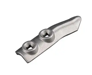 Forged plowshare colter for agricutural machinery