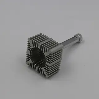 Aluminum Alloy 6061 LED Headlight Heat Sink CNC Machining
