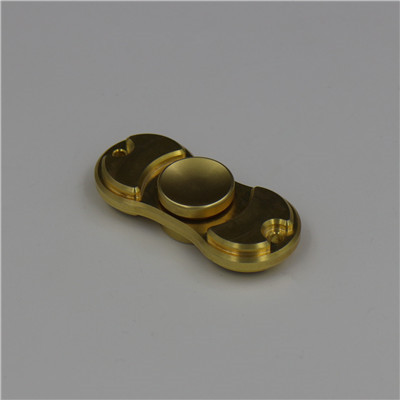 Copper Fidget Spinner, CNC Machining, 15 X 35 X 5 mm, Polished
