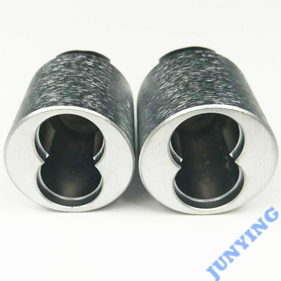 White Chrome Plating, Brushed Metal Finish for All Lock Housings