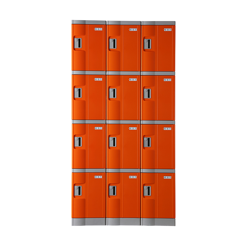 Orange Plastic Mini Lockers