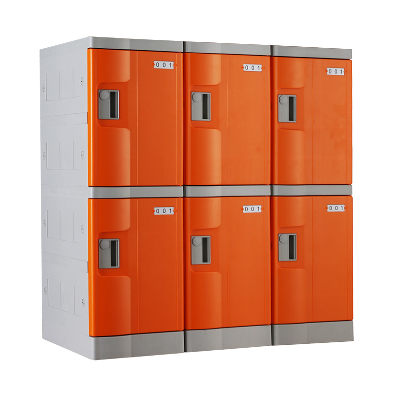 Orange Plastic Mini Lockers