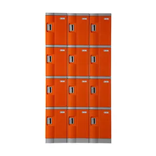 Orange Plastic Mini Lockers