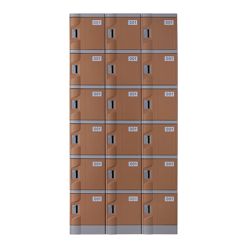 ABS Plastic Storage lockers, Coffee Color