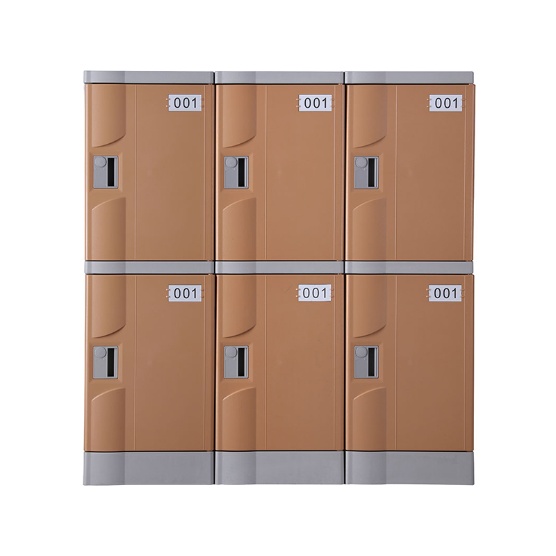 ABS Plastic Gym lockers, Coffee Color