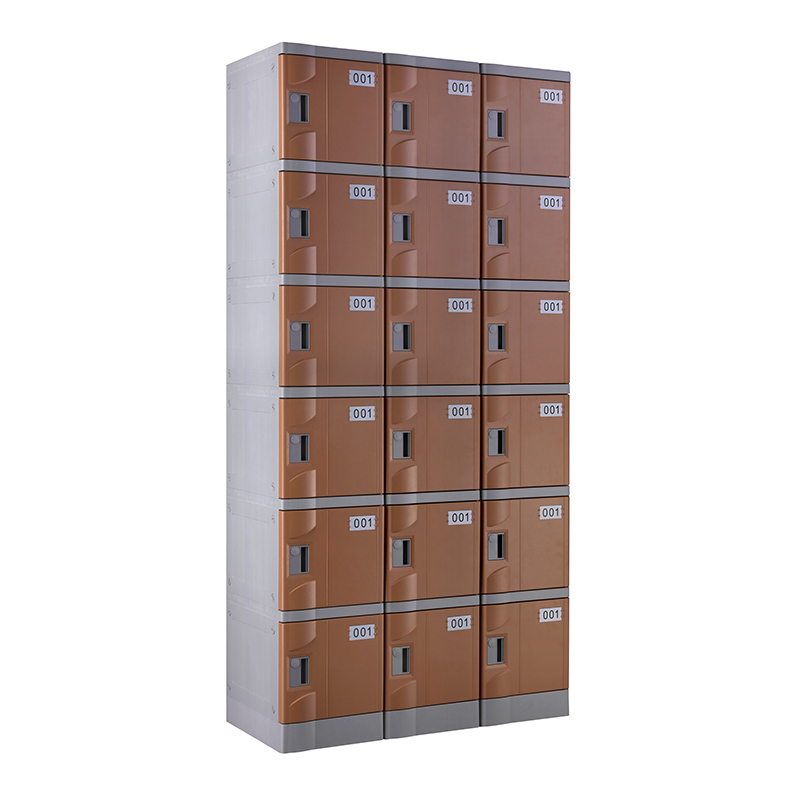 ABS Plastic Storage lockers, Coffee Color