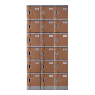 ABS Plastic Storage lockers, Coffee Color