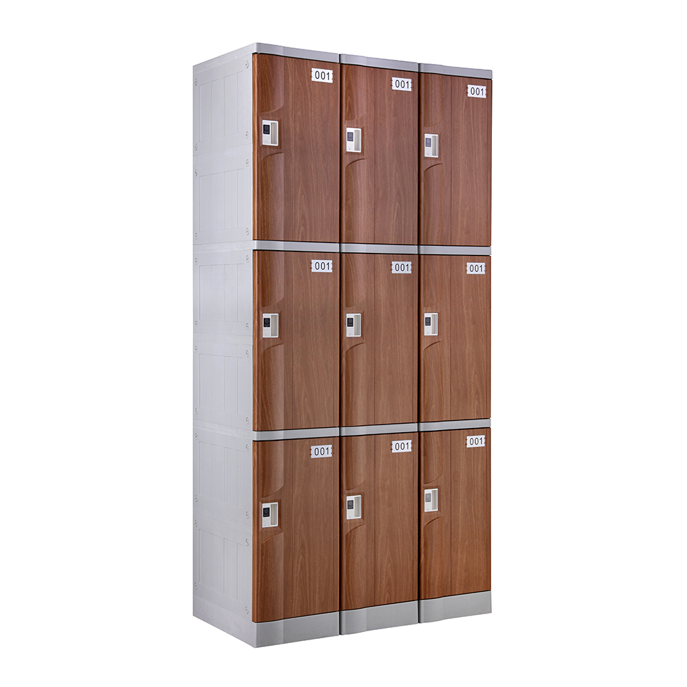 Wood Grain Outside Storage Lockers T-320M