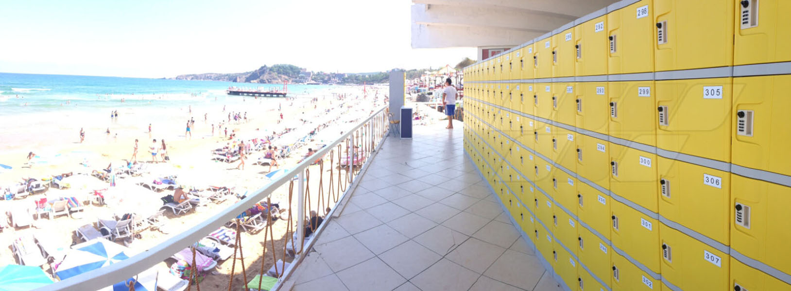 Beach Lockers in Turkey