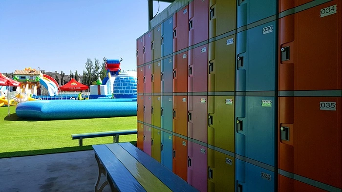 Lockers in Swimming Pools and Waterparks