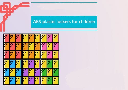 What kind of material for plastic lockers is more suitable for children?