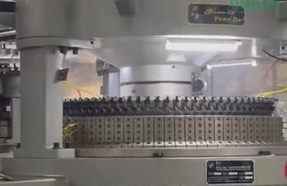 Yuanda Double Jersey Circular Knitting Machines are Working for the Customer's Factory