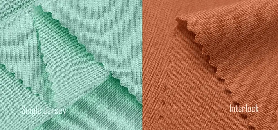 Single Jersey Fabric vs. Interlock Fabric: Key Differences