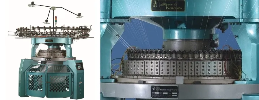 High Speed Raceway Double Side Rib Circular Knitting Machine