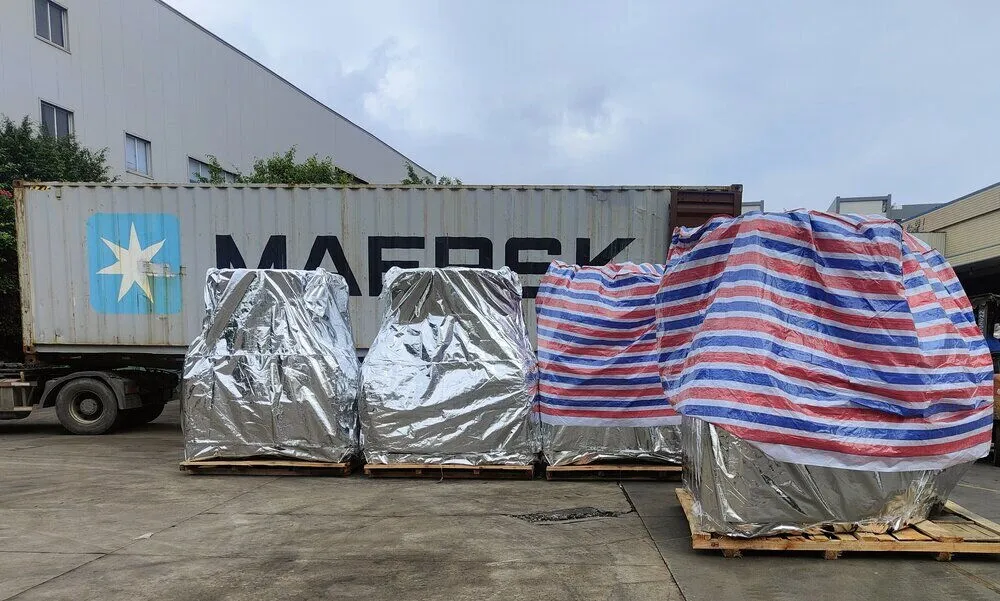 Shipment of Single Jersey Three Thread Fleece Circular Knitting Machine to Egypt