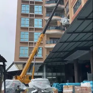 고객 공장에 배송된 새로운 원형 편직기