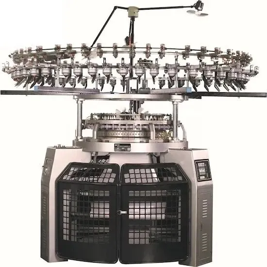 High-Speed 4 Color Striper Jacquard Circular Knitting Machine