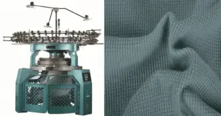 Double Jersey Waffle Check Knitting Machine for Indonesia Market
