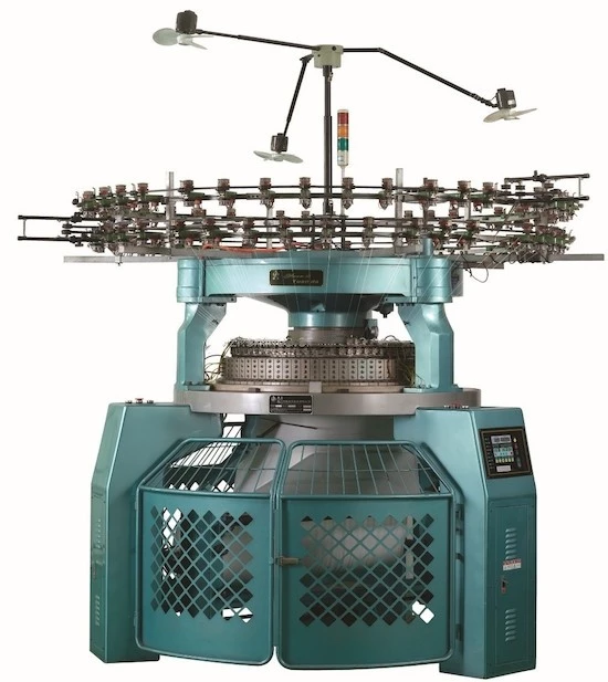 Máquina de tricotar circular plana plana de doble cara para PC