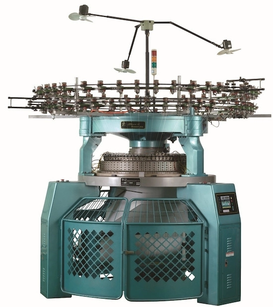 Máquina de tricotar circular dupla face de alta velocidade