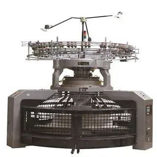 Machine à tricoter circulaire plate à verrouillage à grande vitesse