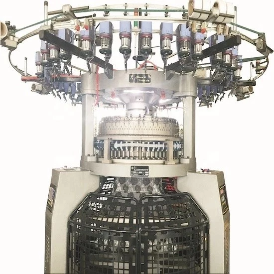 Máquina de tricotar circular Jacquard electrónica de doble cara