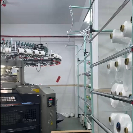 Máquina de tricotar circular plana de aguja fina de punto de doble cara
