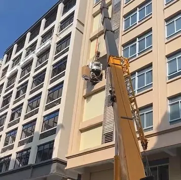 Transporting Circular Knitting Machines to the Factory in Bangladesh