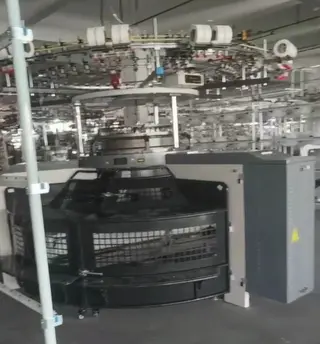 Inside a Spotless Workshop: YUANDA Open-Width Circular Knitting Machines in Action!