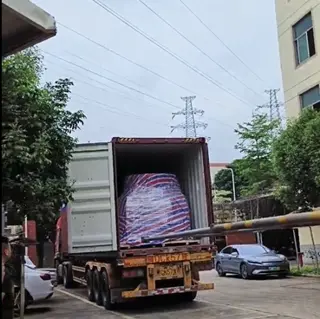 베트남 고객을 위한 원형 편직기 설치