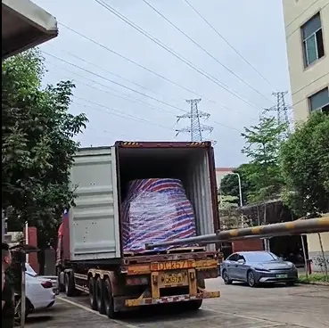 Lắp đặt máy dệt kim tròn cho khách hàng Việt Nam