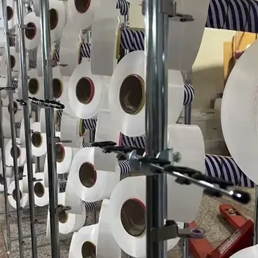 Visiting the Circular Knitting Machines at Our Customer's Factory