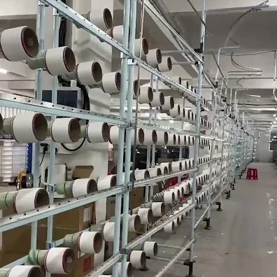 Single Jersey Open-width Knitting Machine in Factory