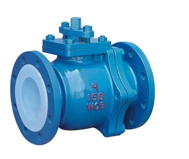 Flange PFA Lined Ball Valve, Floating, WCB