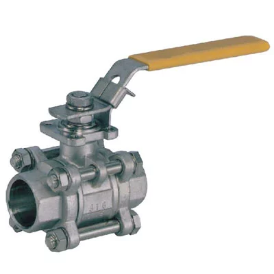3-PC Forged Steel Floating Ball Valve, Butt-Welded