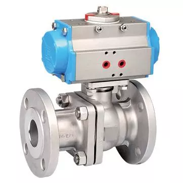 Drain Floating Ball Valve, Pneumatic Drived 