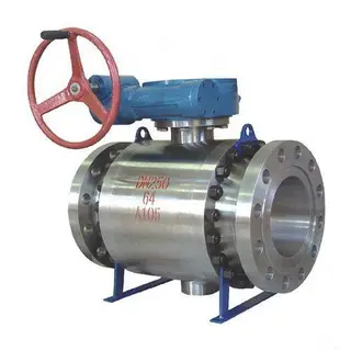 API 6D Trunnion Mounted Ball Valve, Forged Steel, Flange