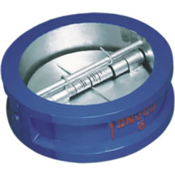 Wafer Butterfly Check Valve, Forged Steel, PTFE Seat