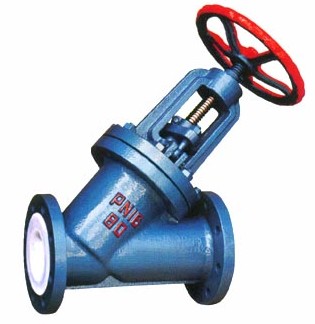 PTFE Lined Globe Valve, WCB, Worn Gear