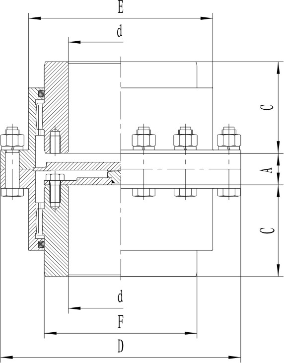 Steel Gear Coupling - GAV Type - China Suoda