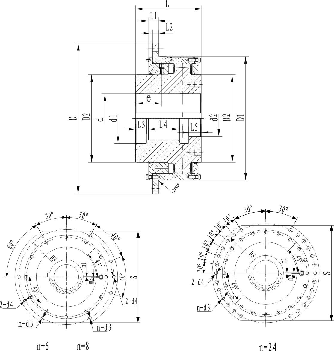 Drum Gear Coupling, GJB Type - China Suoda