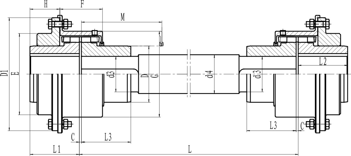 Double Flexing Grid Coupling - T50 Type - China Suoda