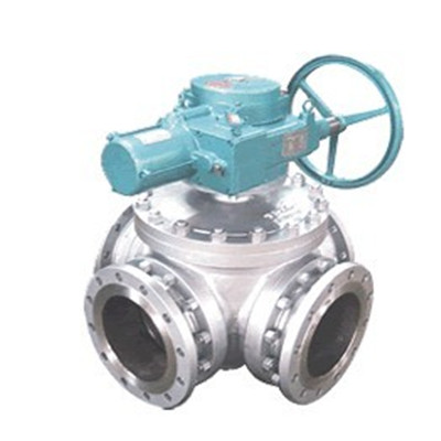 Cast Stainless Steel Electric Four Way Ball Valve