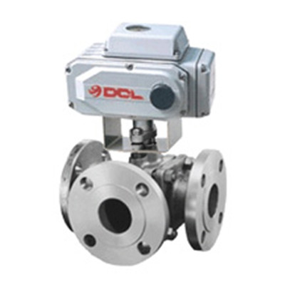 Electric Three Way Ball Valve