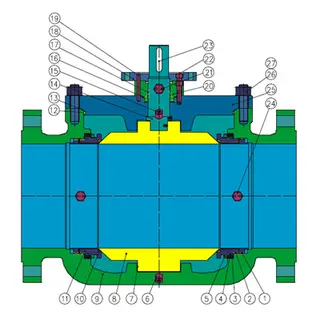 Top Entry Trunnion Mounted Ball Valves: API 6D