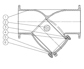Drawing: Y Strainer, BS 1873, ASME B1634