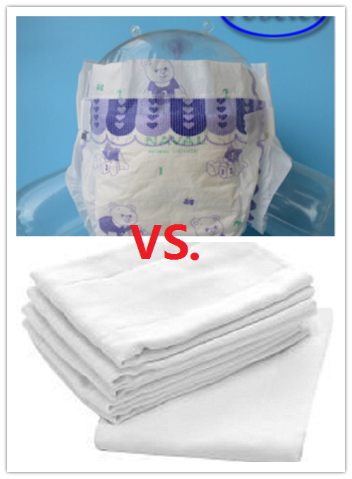 Cloth Nappy vs. Diaper