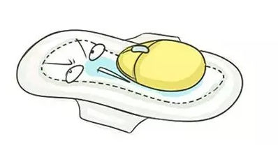 The Sanitary Napkin Used as a Mouse Pad